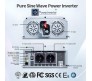 INVERSOR DE VOLTAJE 12VDC/220VAC 2000W PSW - PTS